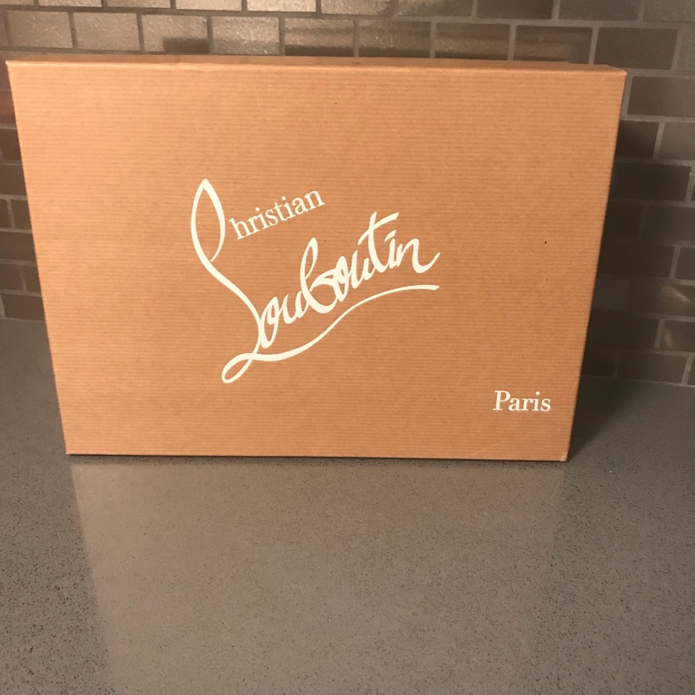 authentic Louboutin empty shoe box